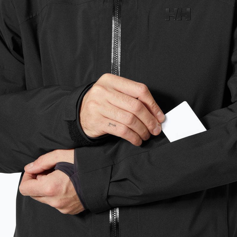 Giacca da sci da uomo Helly Hansen Courchavel nero 6