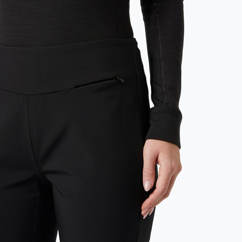Pantaloni da sci Helly Hansen da donna Nora Softshell nero 4
