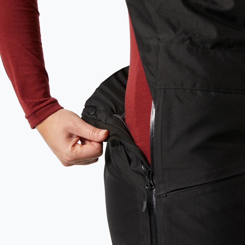 Helly Hansen Powderqueen Bib 2.0 pantaloni da sci donna nero 5