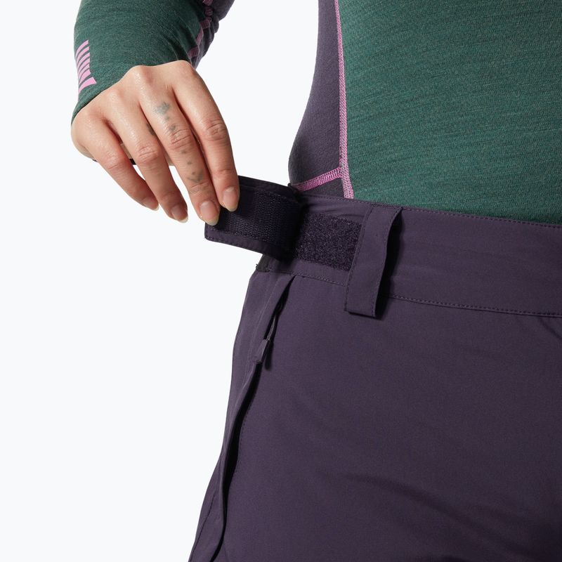 Pantaloni da sci da donna Helly Hansen Switch Cargo 2.0 nero uva 3