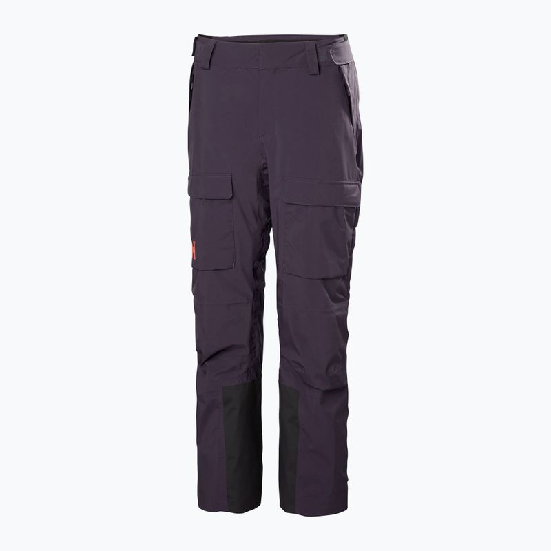 Pantaloni da sci da donna Helly Hansen Switch Cargo 2.0 nero uva 7