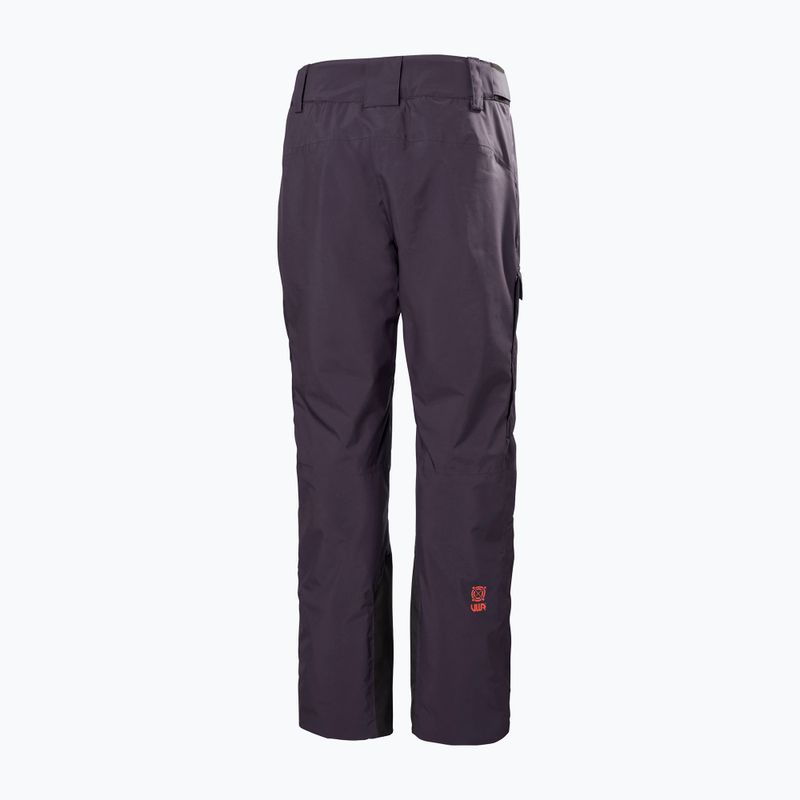 Pantaloni da sci da donna Helly Hansen Switch Cargo 2.0 nero uva 8