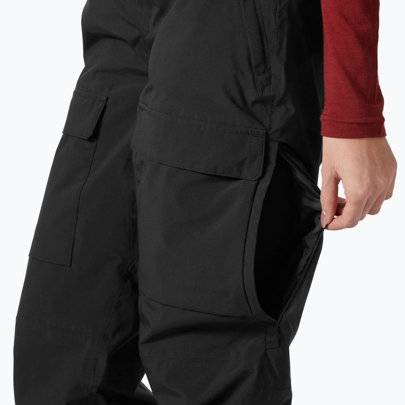 Pantaloni da sci da donna Helly Hansen Switch Cargo 2.0 nero 4