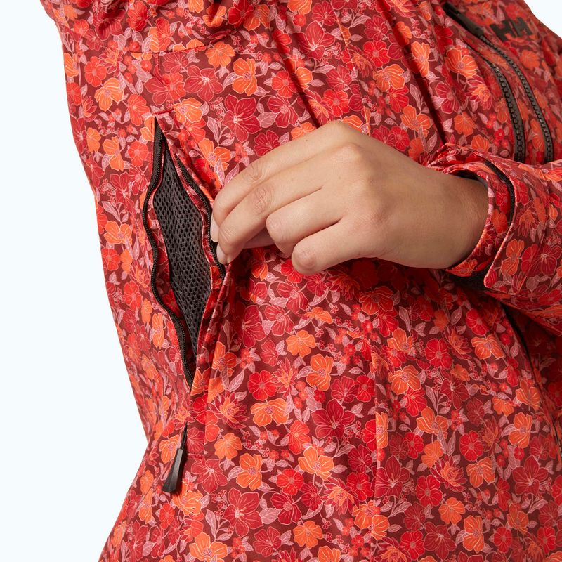 Giacca da sci da donna Helly Hansen Valdisere 3.0 red floral aop 4