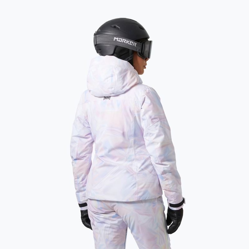 Giacca da sci da donna Helly Hansen Valdisere 3.0 riflessi aop 2