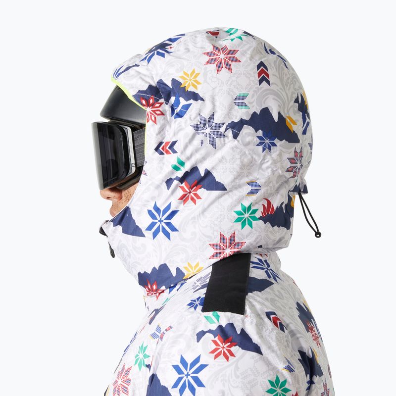 Helly Hansen giacca da sci da uomo Kvitfjell Race Puffy bianco olimpico 3