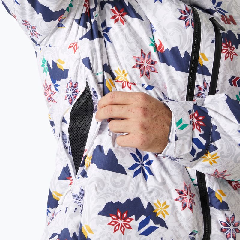 Helly Hansen giacca da sci da uomo Kvitfjell Race Puffy bianco olimpico 5