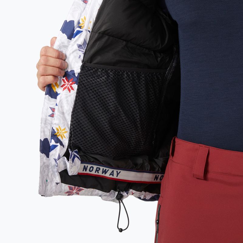 Helly Hansen giacca da sci da uomo Kvitfjell Race Puffy bianco olimpico 7