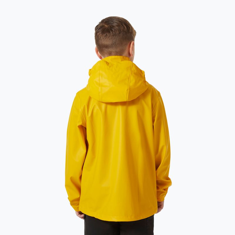 Giacca da vela per bambini Helly Hansen Moss essential yellow 2