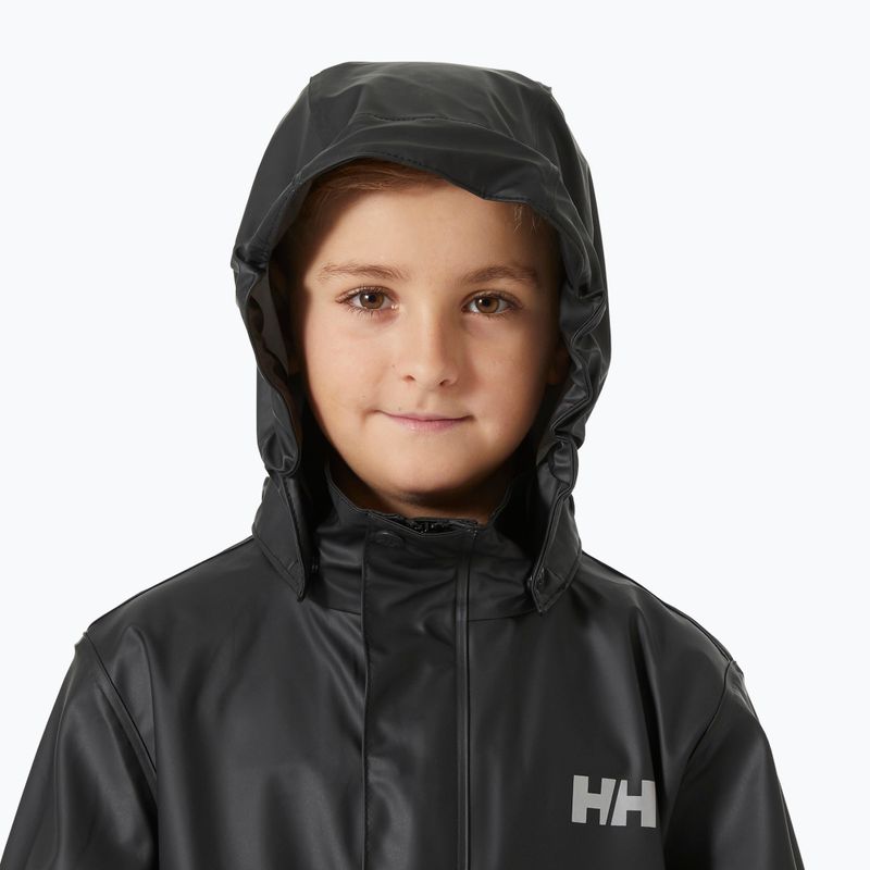 Giacca da vela per bambini Helly Hansen Moss black 3