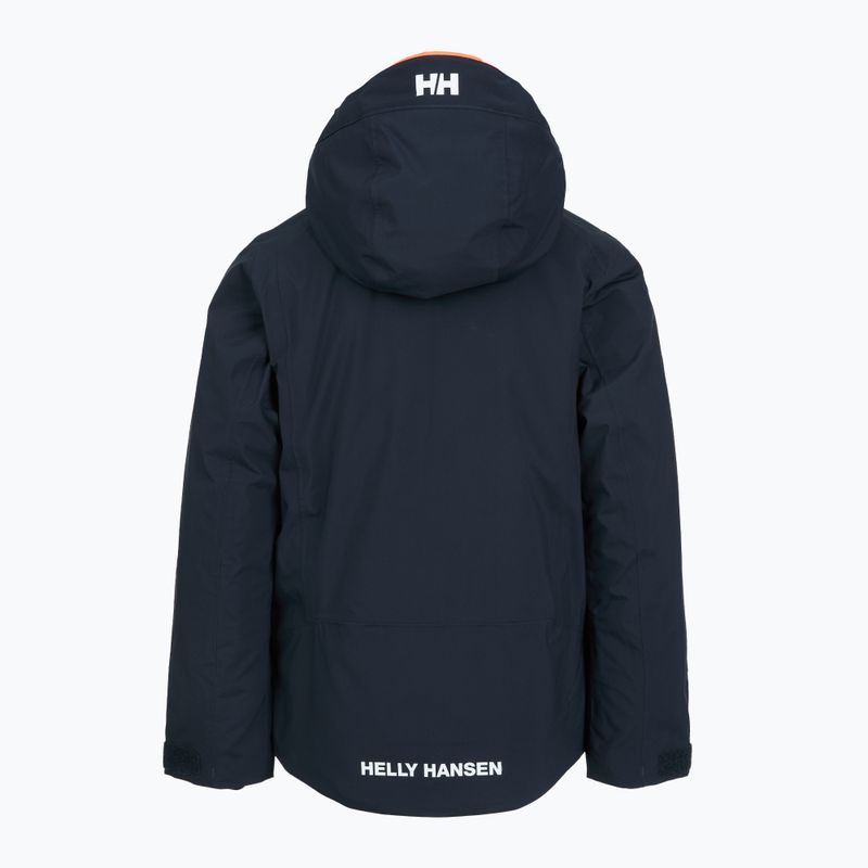Giacca da sci Helly Hansen Alpha navy per bambini 2