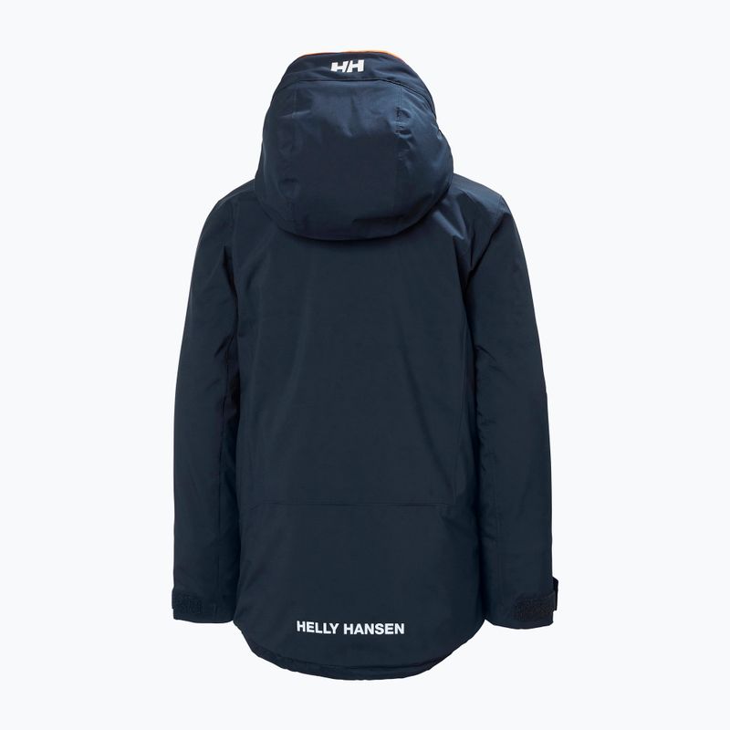 Giacca da sci Helly Hansen Alpha navy per bambini 2
