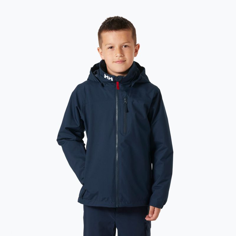 Giacca da vela per bambini Helly Hansen Crew Midlayer 2.0 navy