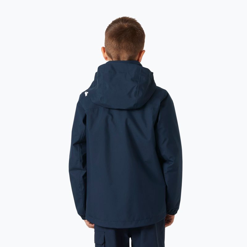 Giacca da vela per bambini Helly Hansen Crew Midlayer 2.0 navy 2