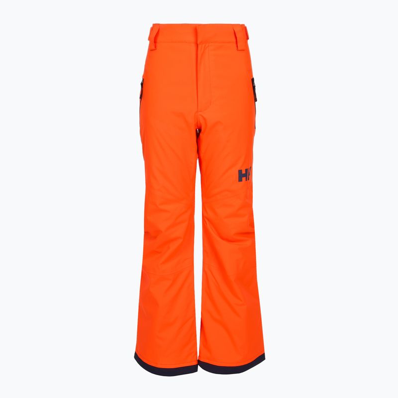 Pantaloni da sci Helly Hansen per bambini Leggendario arancione neon 5