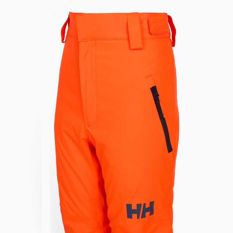 Pantaloni da sci Helly Hansen per bambini Leggendario arancione neon 7