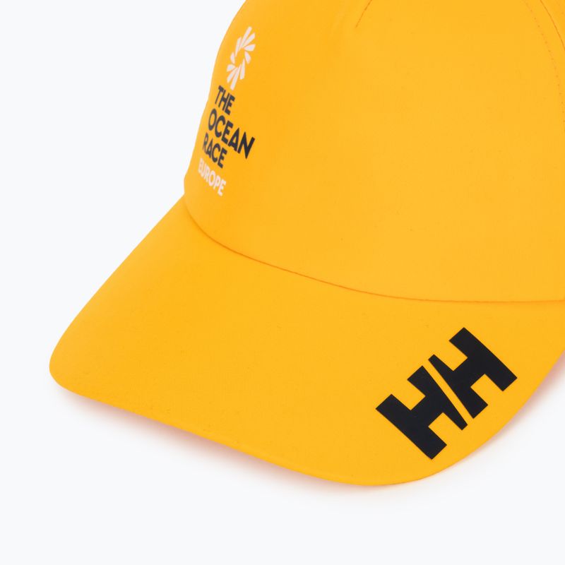 Cappellino con visiera Helly Hansen The Ocean Race Crew Cap 2.0 saffron 3