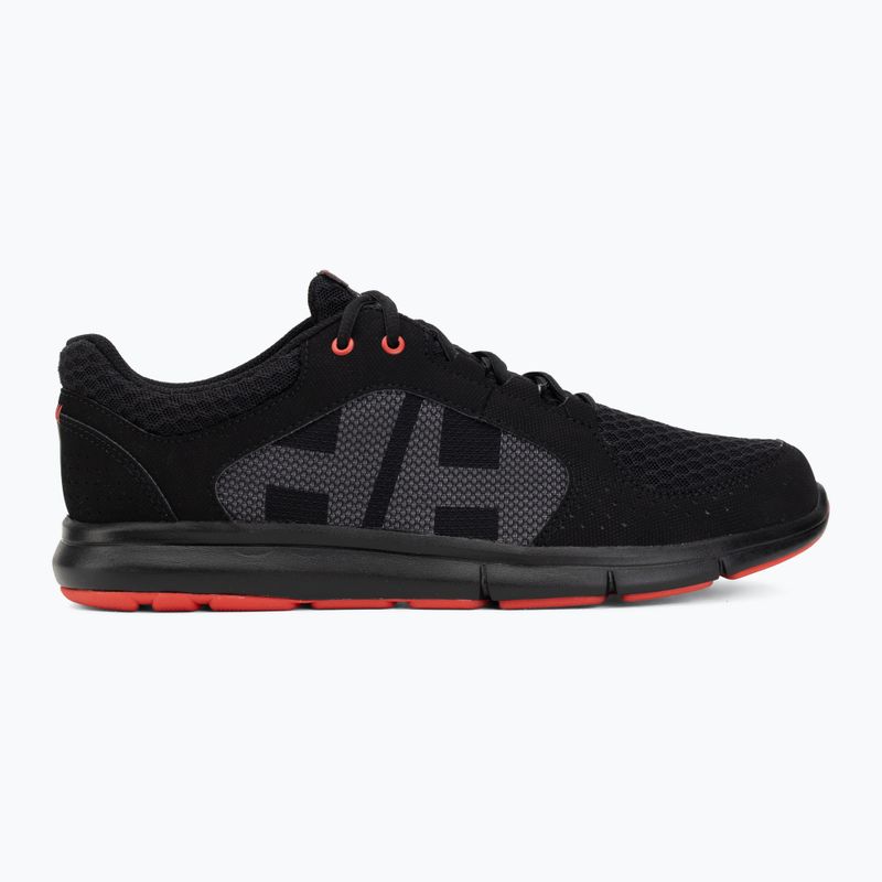 Scarpe da uomo Helly Hansen Ahiga V4 Hydropower off black/alert red 2