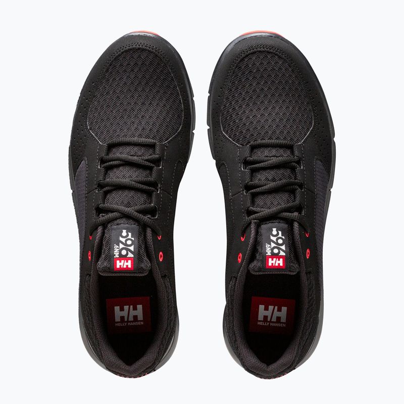 Scarpe da uomo Helly Hansen Ahiga V4 Hydropower off black/alert red 6