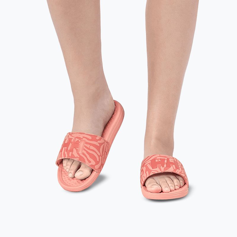 Ciabatte da donna Helly Hansen H/H Slides coral almond aop 2