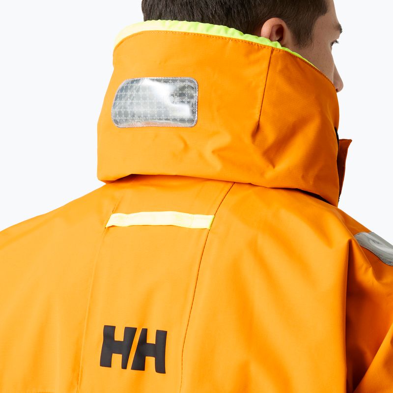 Giacca da vela da uomo Helly Hansen Skagen Offshore ignite orange 4