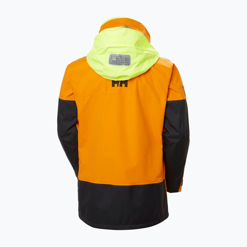 Giacca da vela da uomo Helly Hansen Skagen Offshore ignite orange 11
