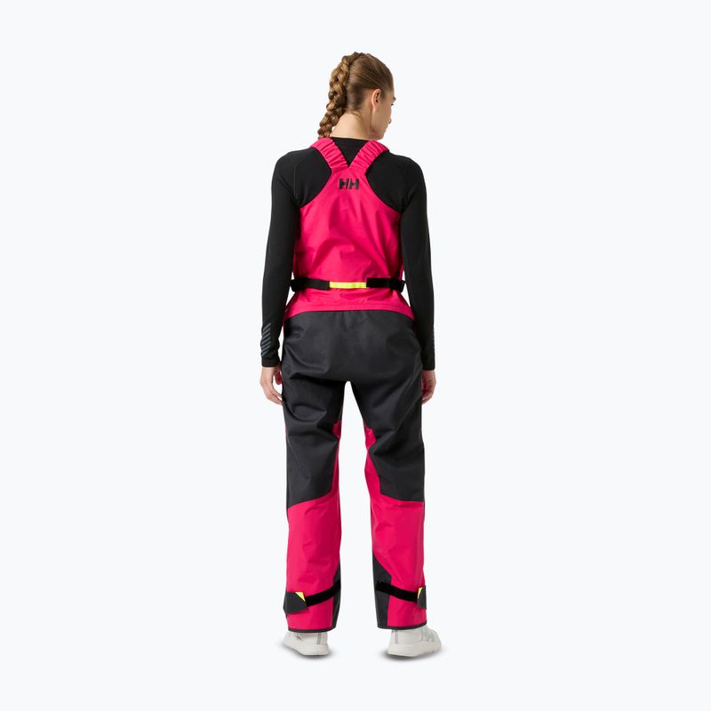 Pantaloni da vela da donna Helly Hansen Skagen Offshore Bib cranberry 2
