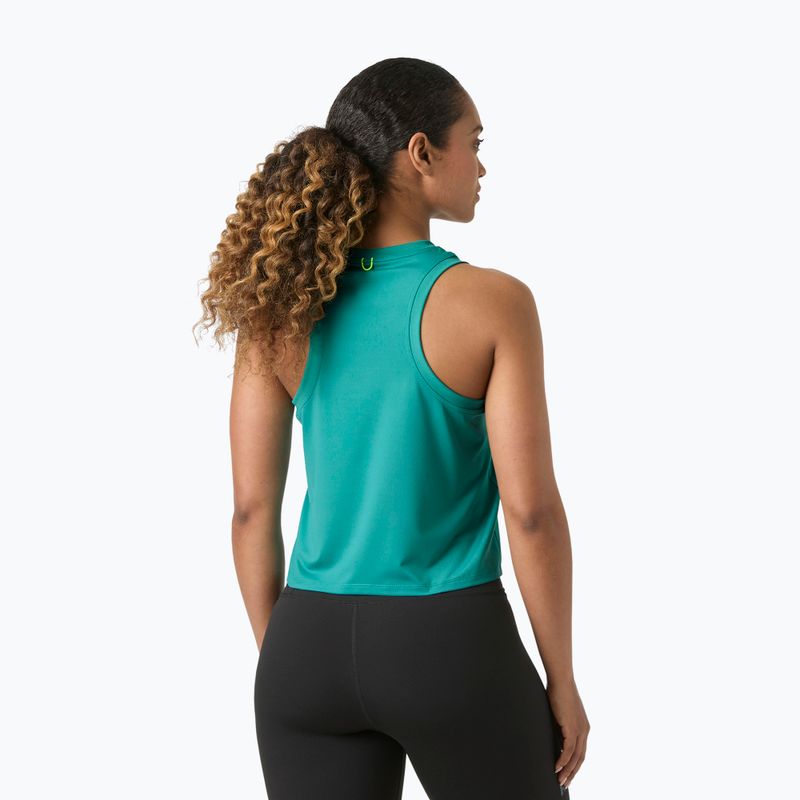 Maglietta da donna Helly Hansen Ocean Cropped Tank Top dark mint 2