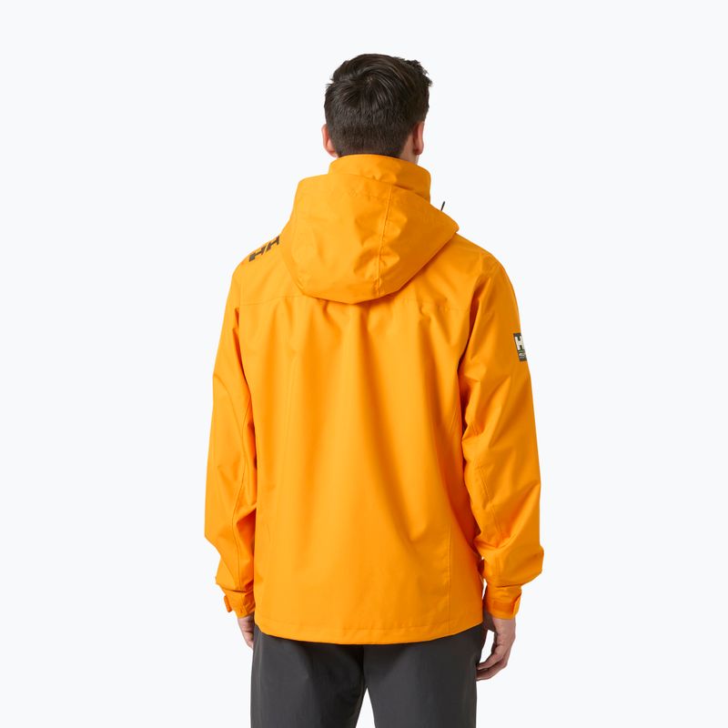 Giacca da vela da uomo Helly Hansen Crew Hooded 2.0 ignite orange 2