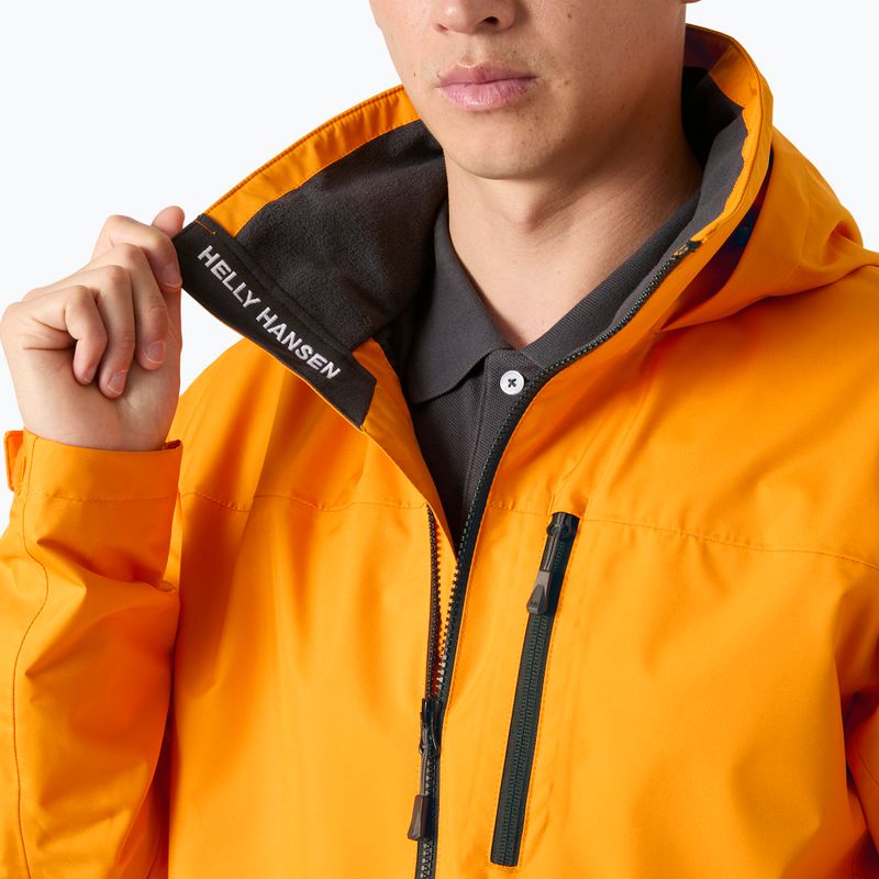 Giacca da vela da uomo Helly Hansen Crew Hooded 2.0 ignite orange 4