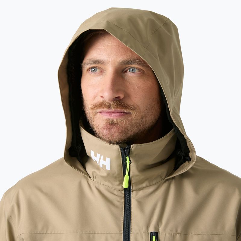 Giacca da vela da uomo Helly Hansen Crew Hooded 2.0 pebble 3