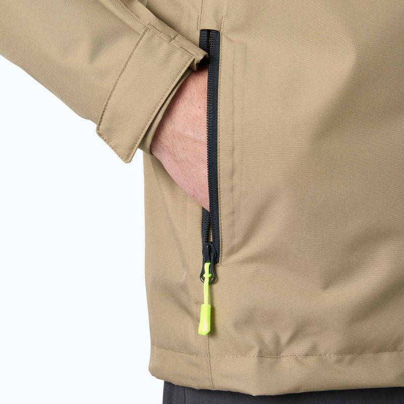 Giacca da vela da uomo Helly Hansen Crew Hooded 2.0 pebble 6