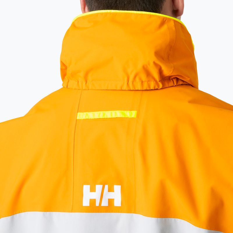 Giacca da vela da uomo Helly Hansen Pier 4.0 ignite orange 4