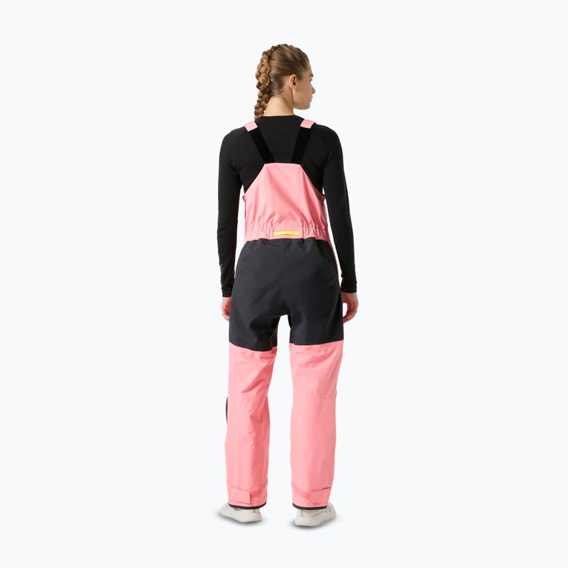 Pantaloni da vela da donna Helly Hansen Pier 4.0 Bib coral almond 2