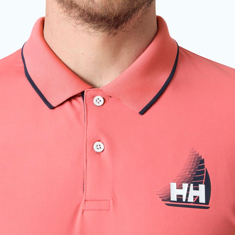 Polo da uomo Helly Hansen Hp Figari Polo sunset pink 4