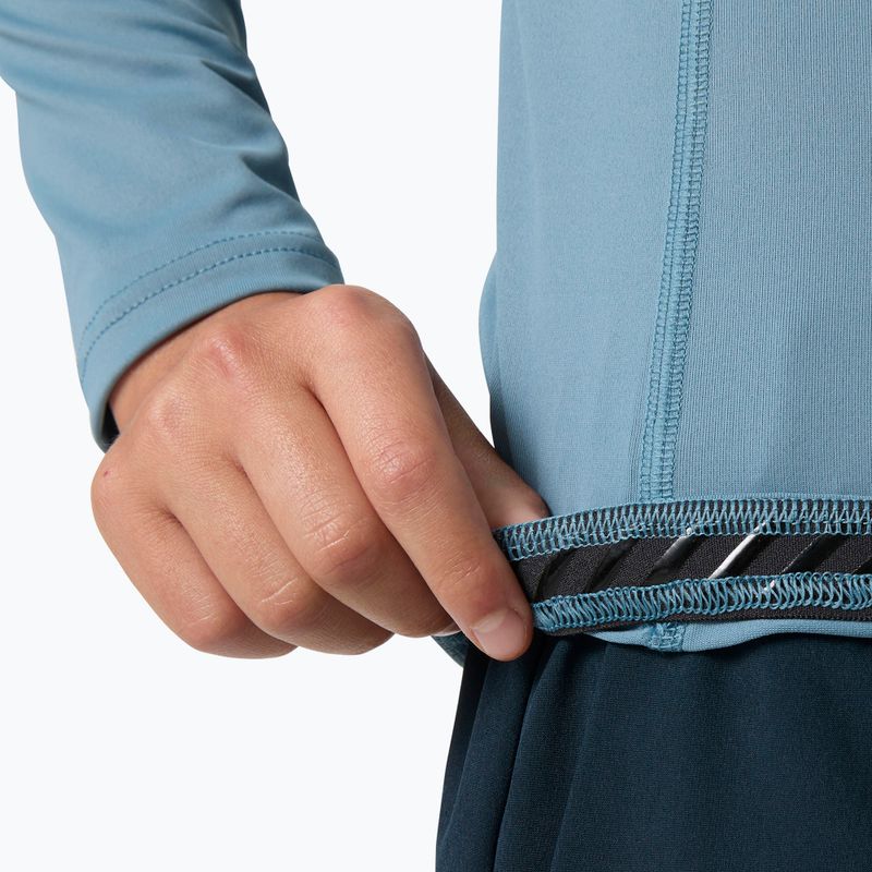 Maglia a maniche lunghe da nuoto per bambini Helly Hansen Waterwear Rashguard Jr washed navy 4