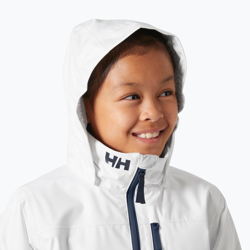 Giacca da vela per bambini Helly Hansen Crew Midlayer 2.0 white 3
