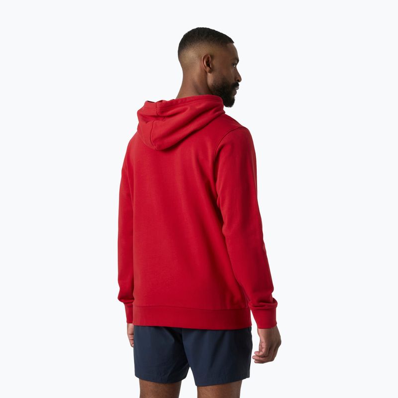 Felpa da uomo Helly Hansen Core Graphic Hoodie red 2