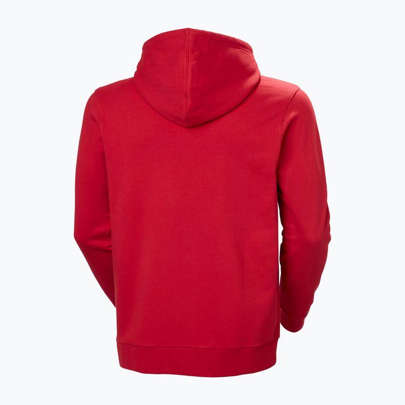 Felpa da uomo Helly Hansen Core Graphic Hoodie red 6