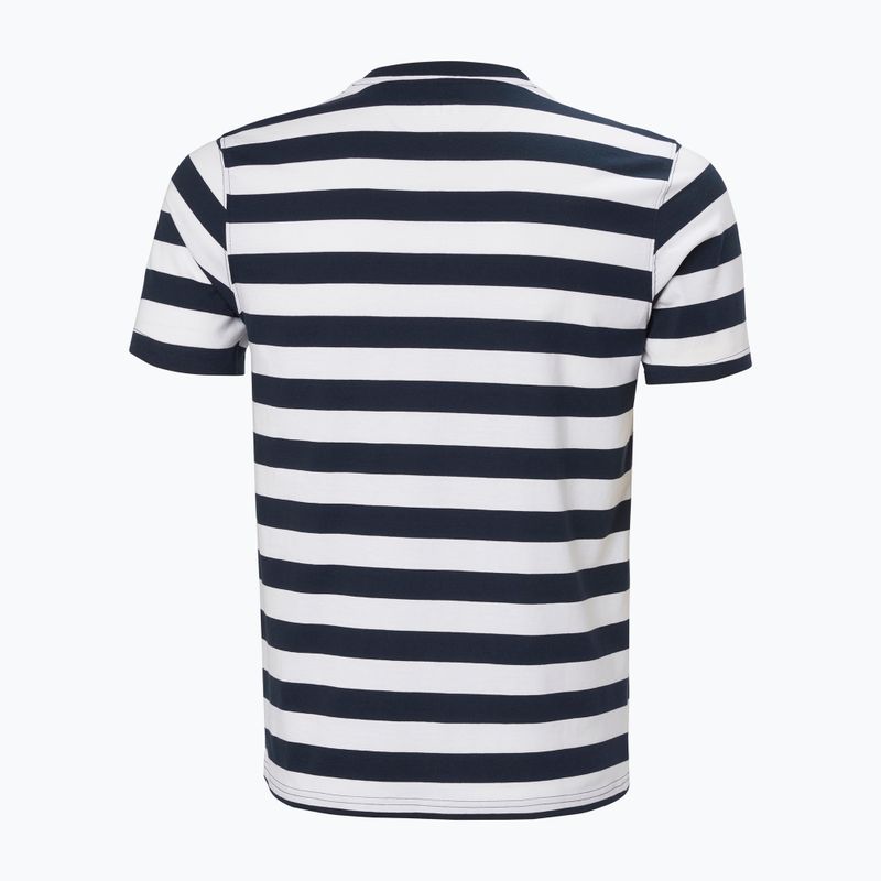 Maglietta da uomo Helly Hansen Hudson navy stripe 5