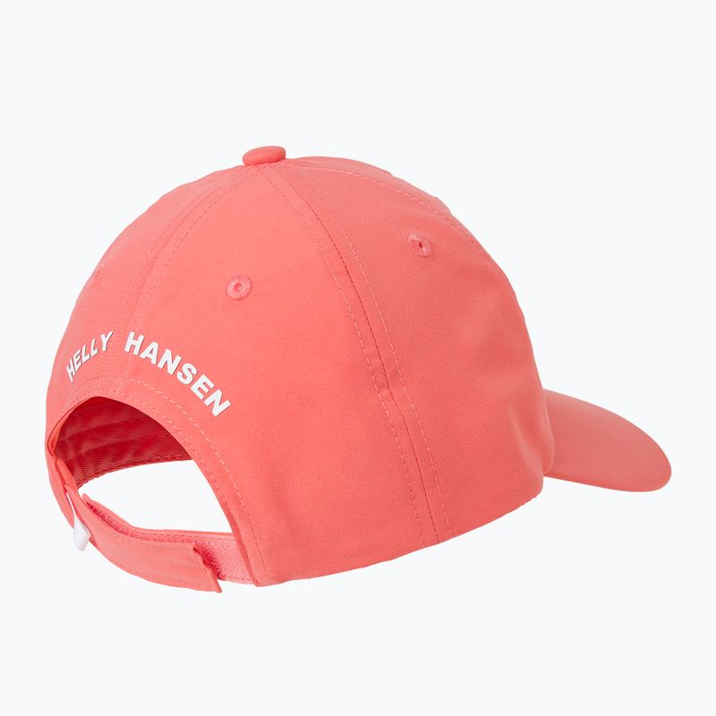Cappellino con visiera Helly Hansen Crew 2.0 sunset pink 2