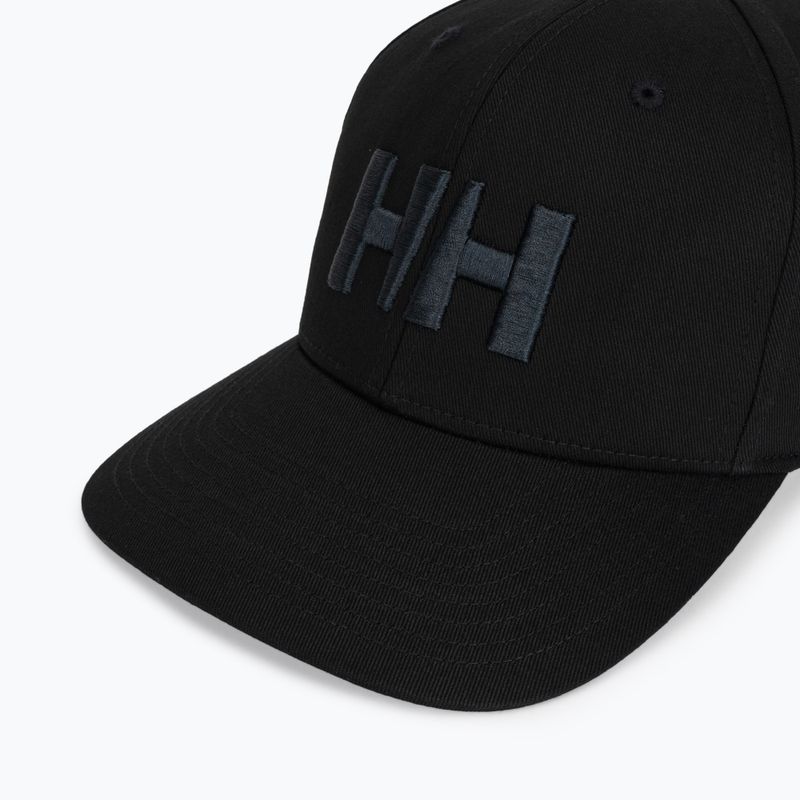 Cappellino con visiera Helly Hansen Brand black 3