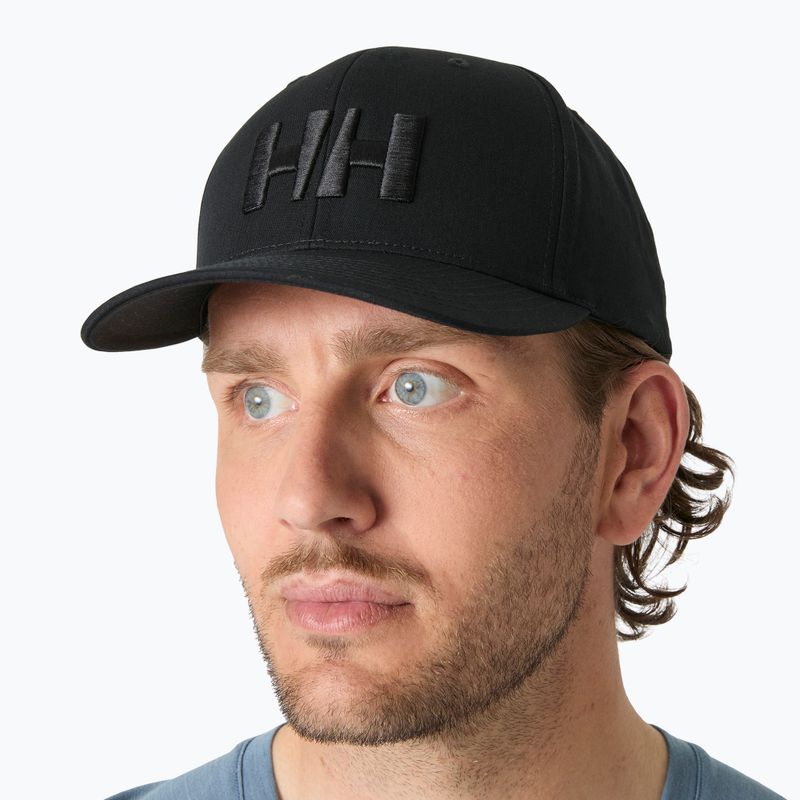 Cappellino con visiera Helly Hansen Brand black 3