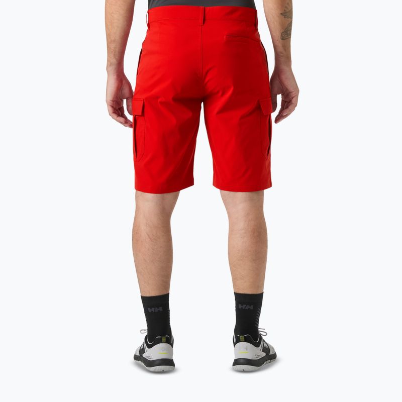 Pantaloncini da vela da uomo Helly Hansen QD Cargo 11" red 2