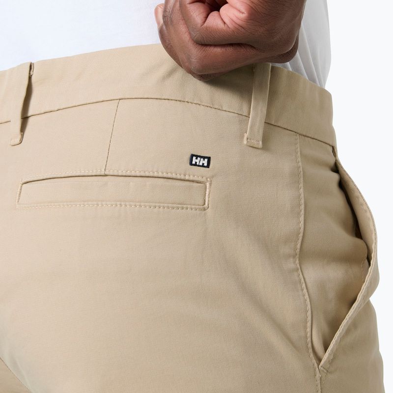 Pantaloncini da trekking da uomo Helly Hansen Bryggen Chino khaki 4