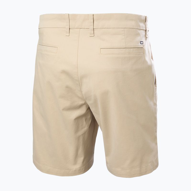 Pantaloncini da trekking da uomo Helly Hansen Bryggen Chino khaki 6