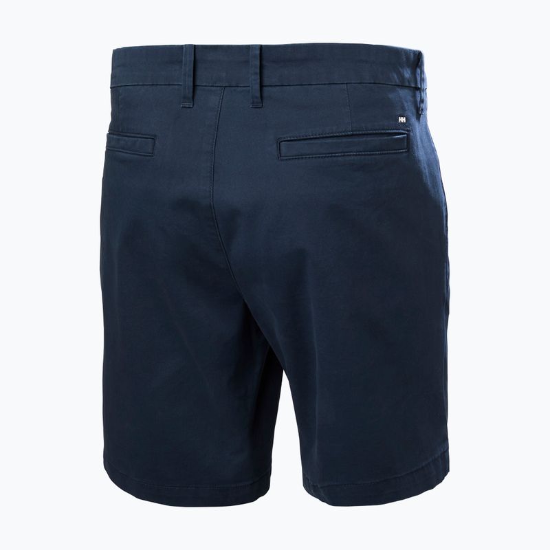 Pantaloncini da trekking da uomo Helly Hansen Bryggen Chino navy 6