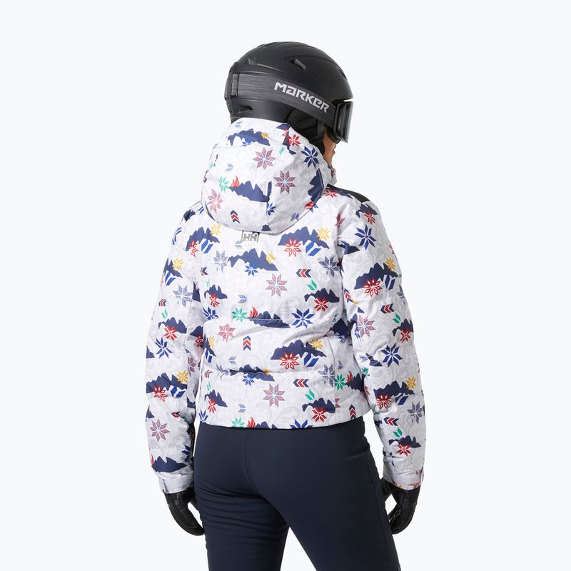 Giacca da sci da donna Helly Hansen Kvitfjell Race Short Puffy white crescendo 2