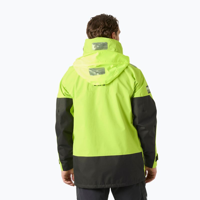 Giacca da vela da uomo Helly Hansen Skagen Offshore luminous green 2