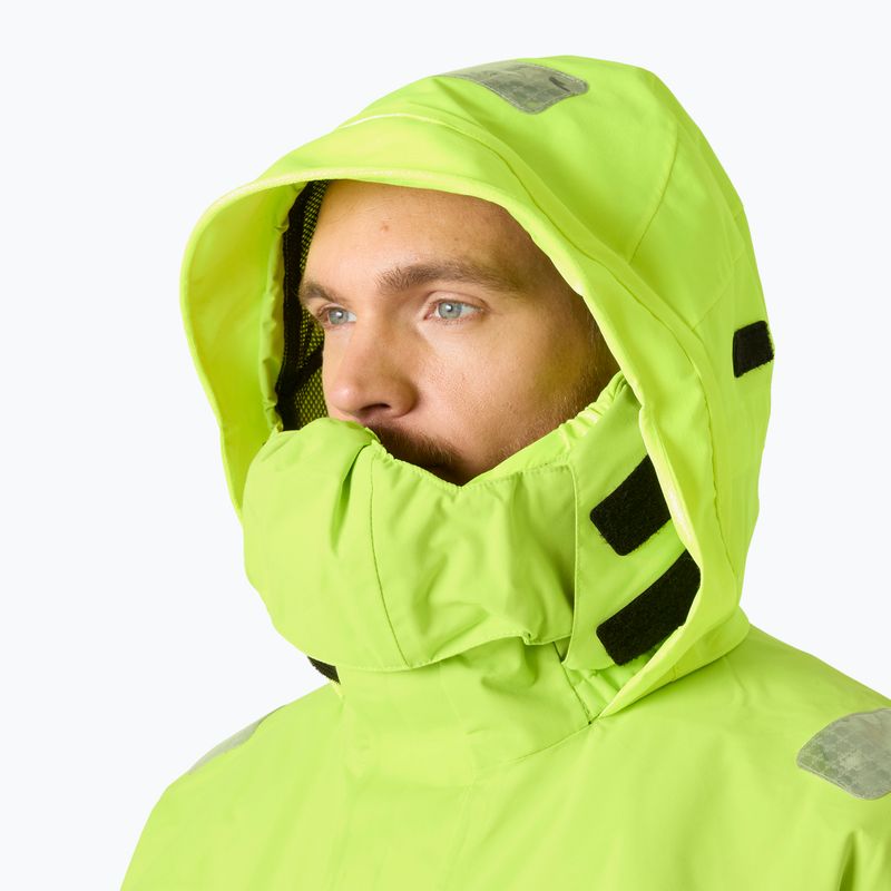 Giacca da vela da uomo Helly Hansen Skagen Offshore luminous green 4